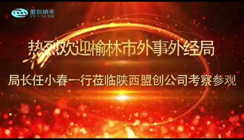 榆林市外事外經(jīng)局局長(zhǎng)任小春一行蒞臨陜西盟創(chuàng)公司考察參觀！